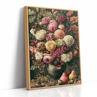 Dramatic Bloom: A Dark Ground Flemish Still Life
