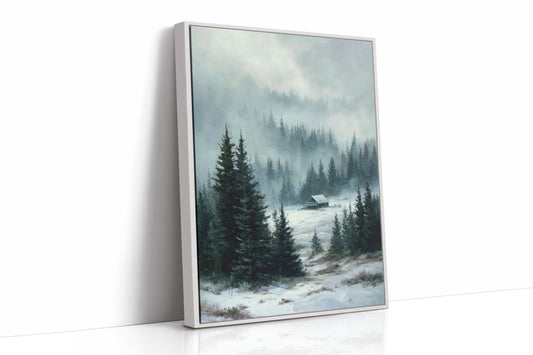 A Cabin Beneath Silent Pines