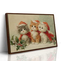 Three Kittens Share Christmas Magic