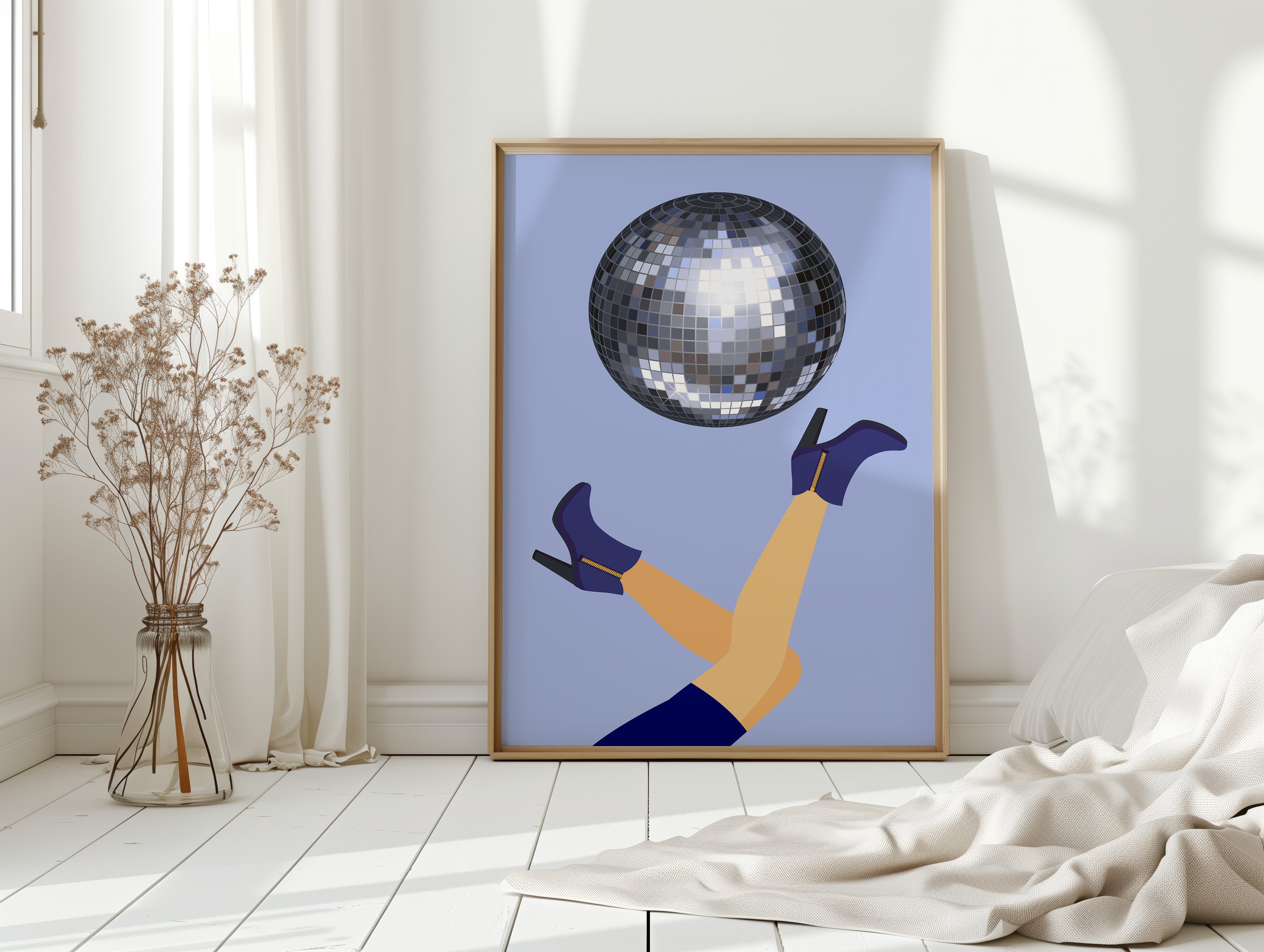 Midnight Heels Chase Silver Stars