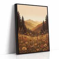 Golden Hour Meadow: Wildflowers Ignore Bedtime