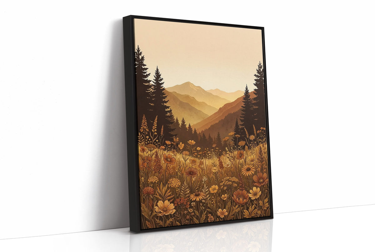 Golden Hour Meadow: Wildflowers Ignore Bedtime