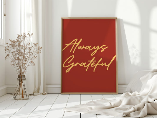 Autumn Letters Carry Simple Grace