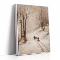 Footsteps Through Winter's Embrace