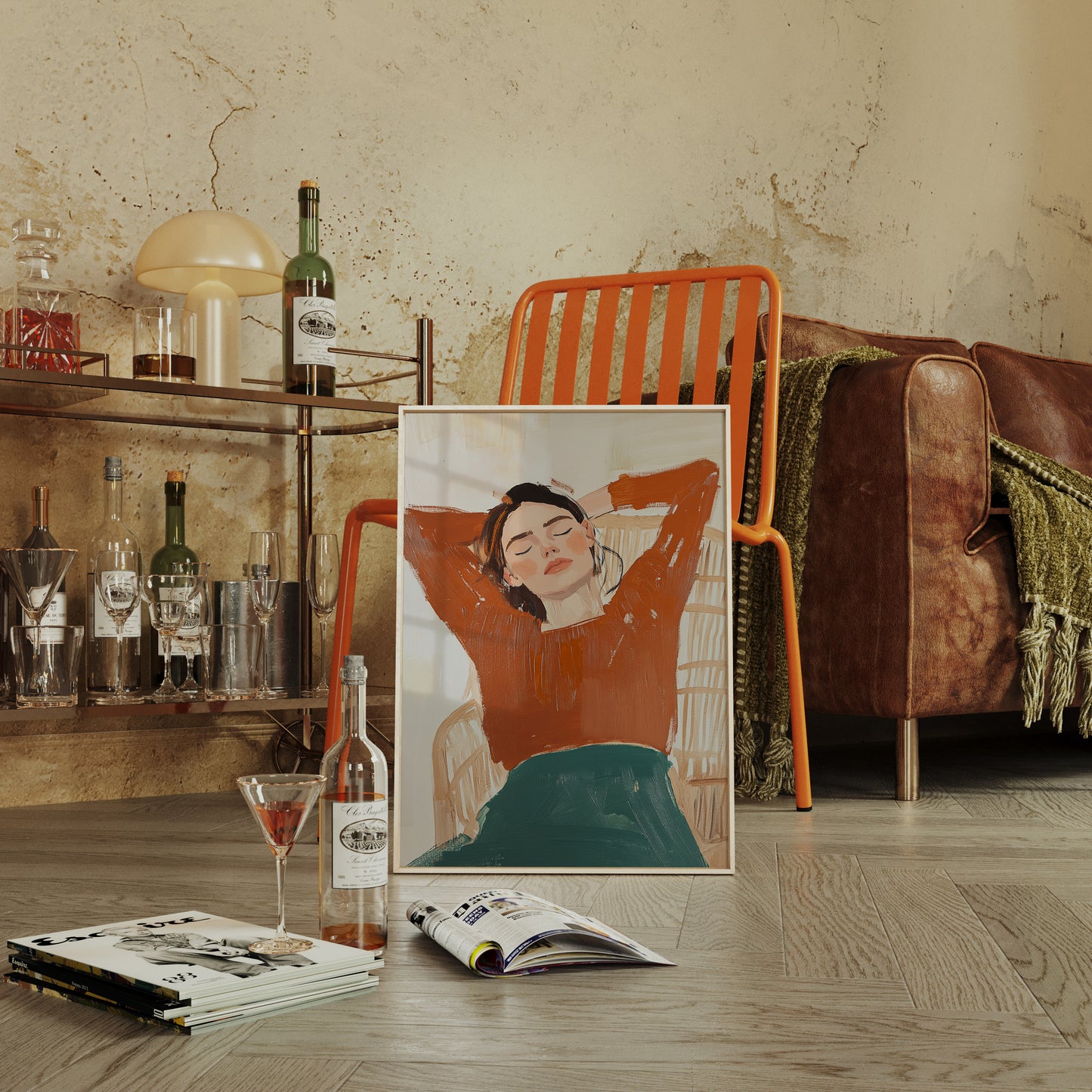 Sunlit Moments In Terracotta Dreams