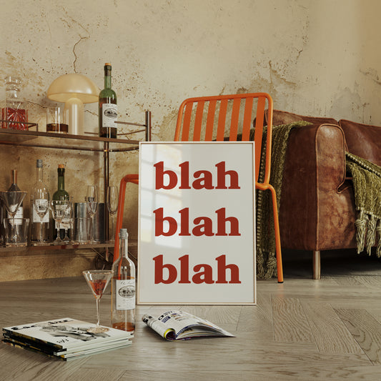 Words Painted In Terracotta Light