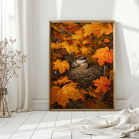 Maple Leaves Shield Chickadee's Rest
