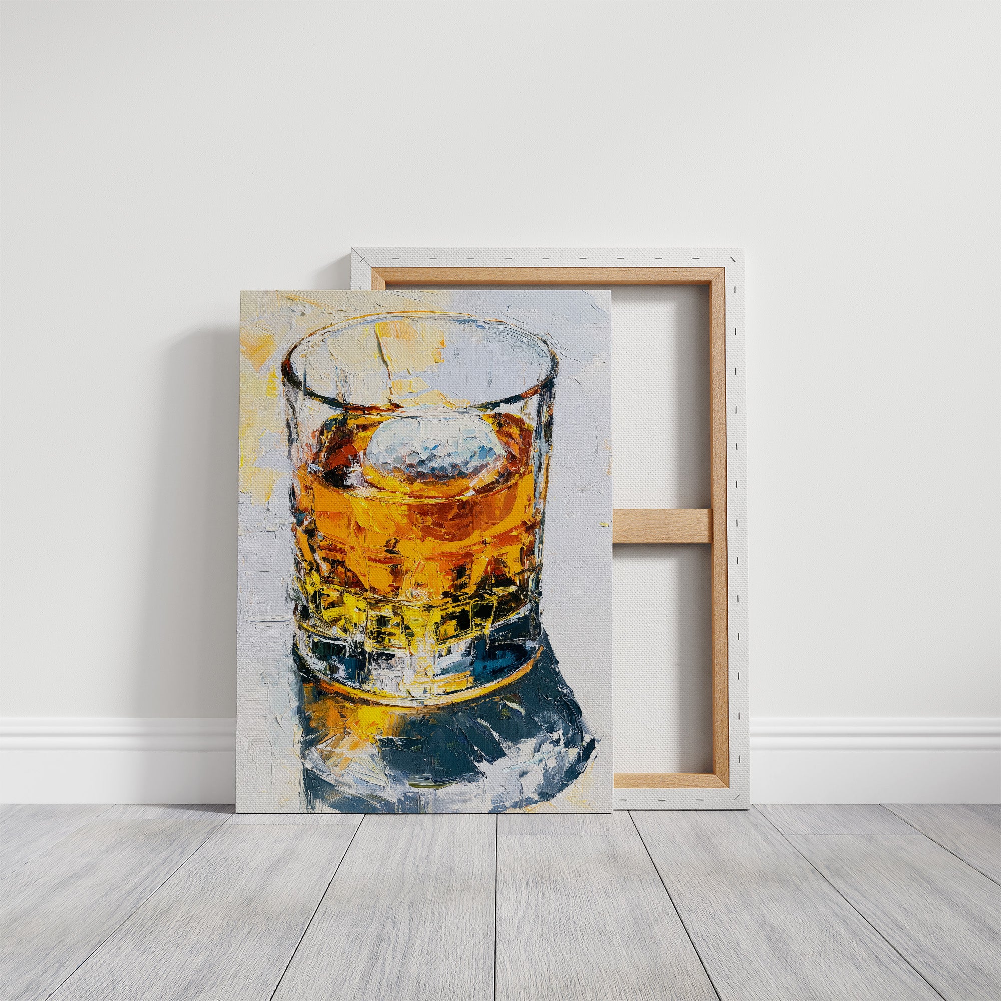 On the Rocks: An Impasto Pour
