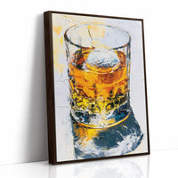 On the Rocks: An Impasto Pour