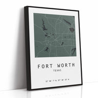 Fort Worth, Mapped in Sage