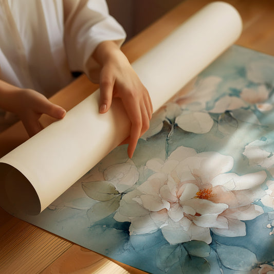 Petals Dance in Gentle Currents