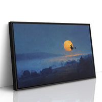 Harvest Moon Beckons Ancient Flight