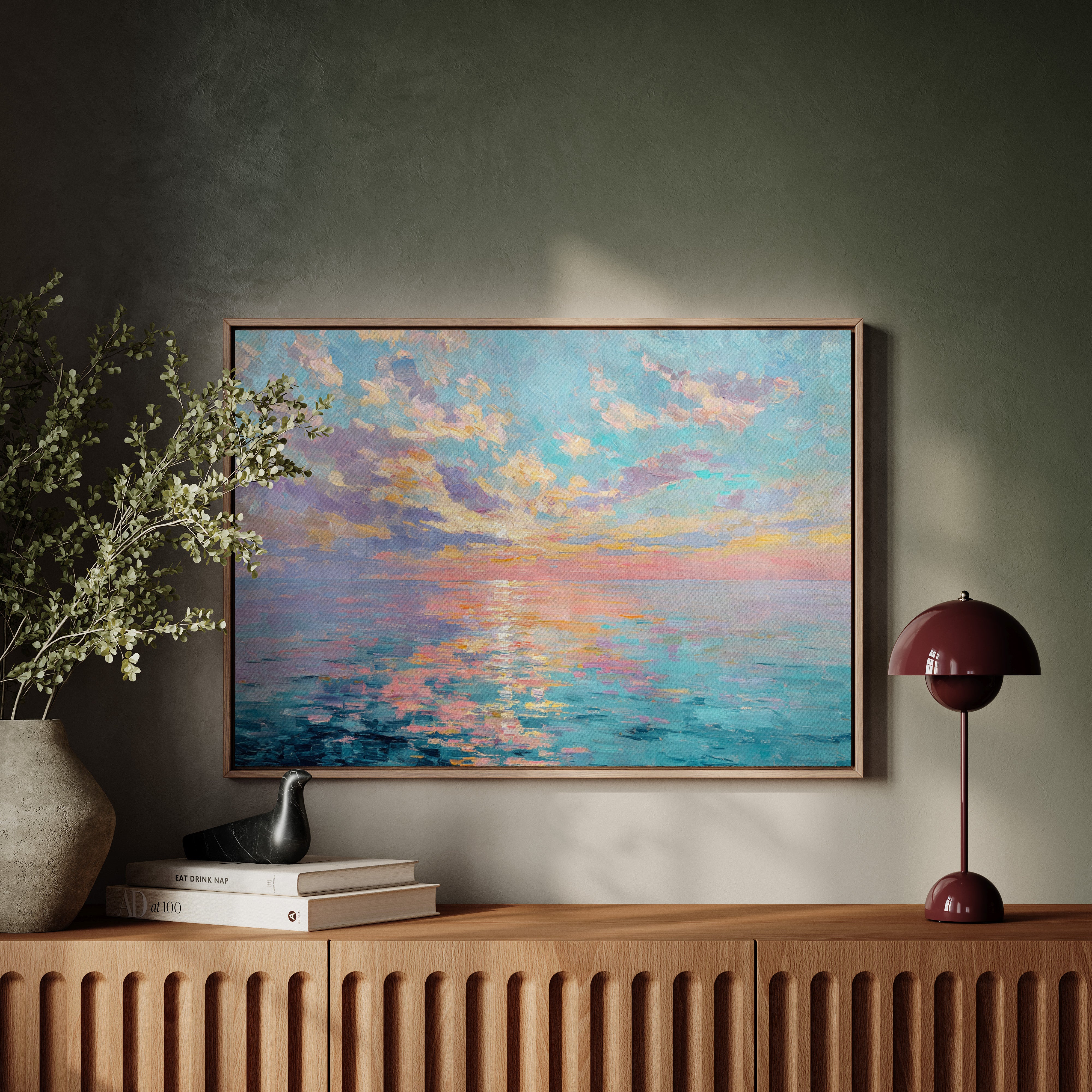 Ocean Light Paints The Morning Sky