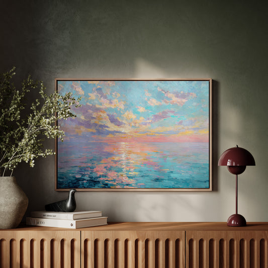 Ocean Light Paints The Morning Sky
