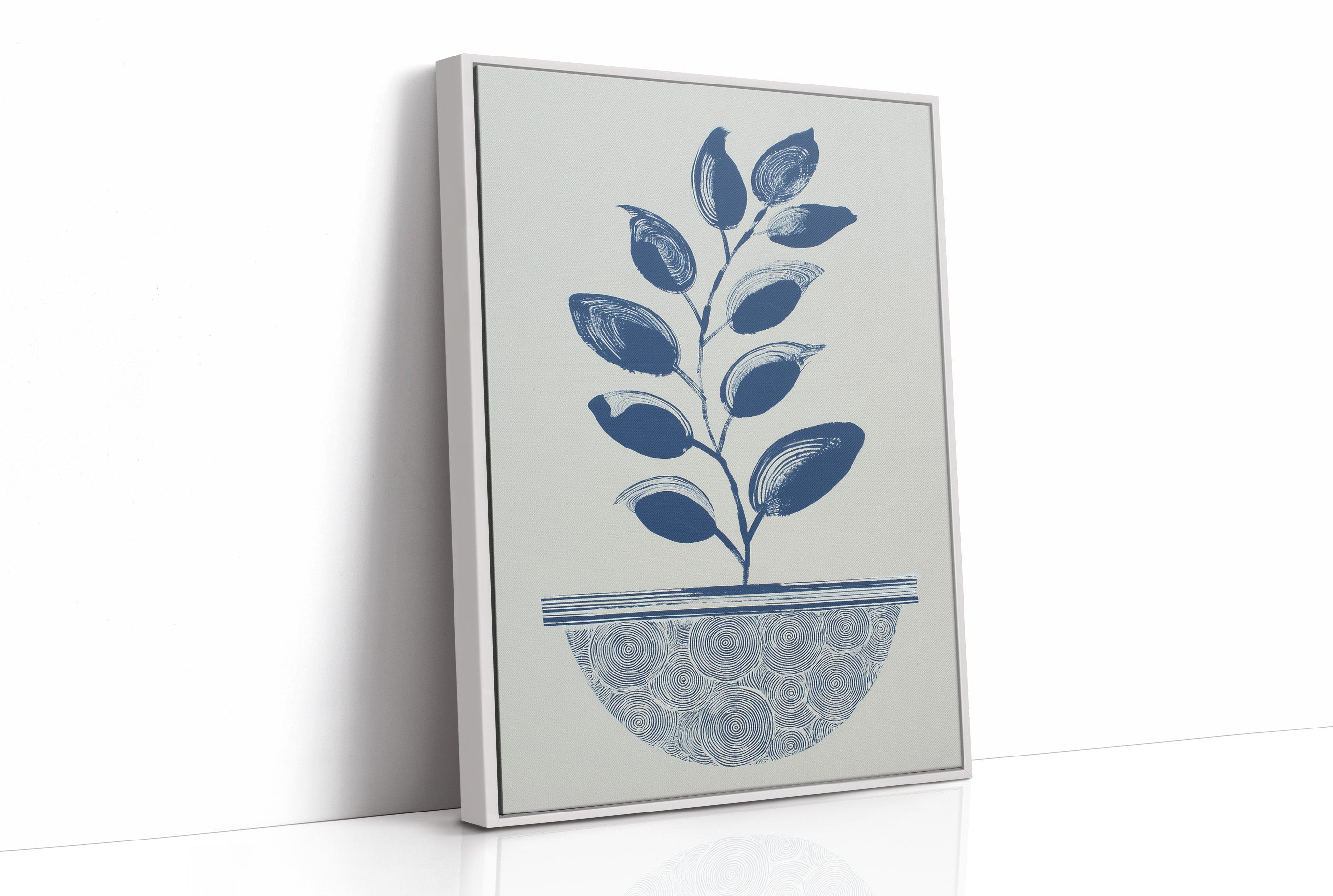 Blue Leaves Dance In Morning Light