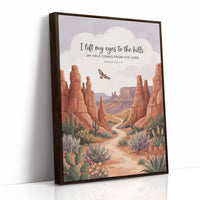 I Lift My Eyes to the Hills: Desert Canyon Path