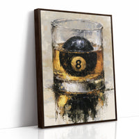 Behind the 8-Ball: A Whiskey Still Life