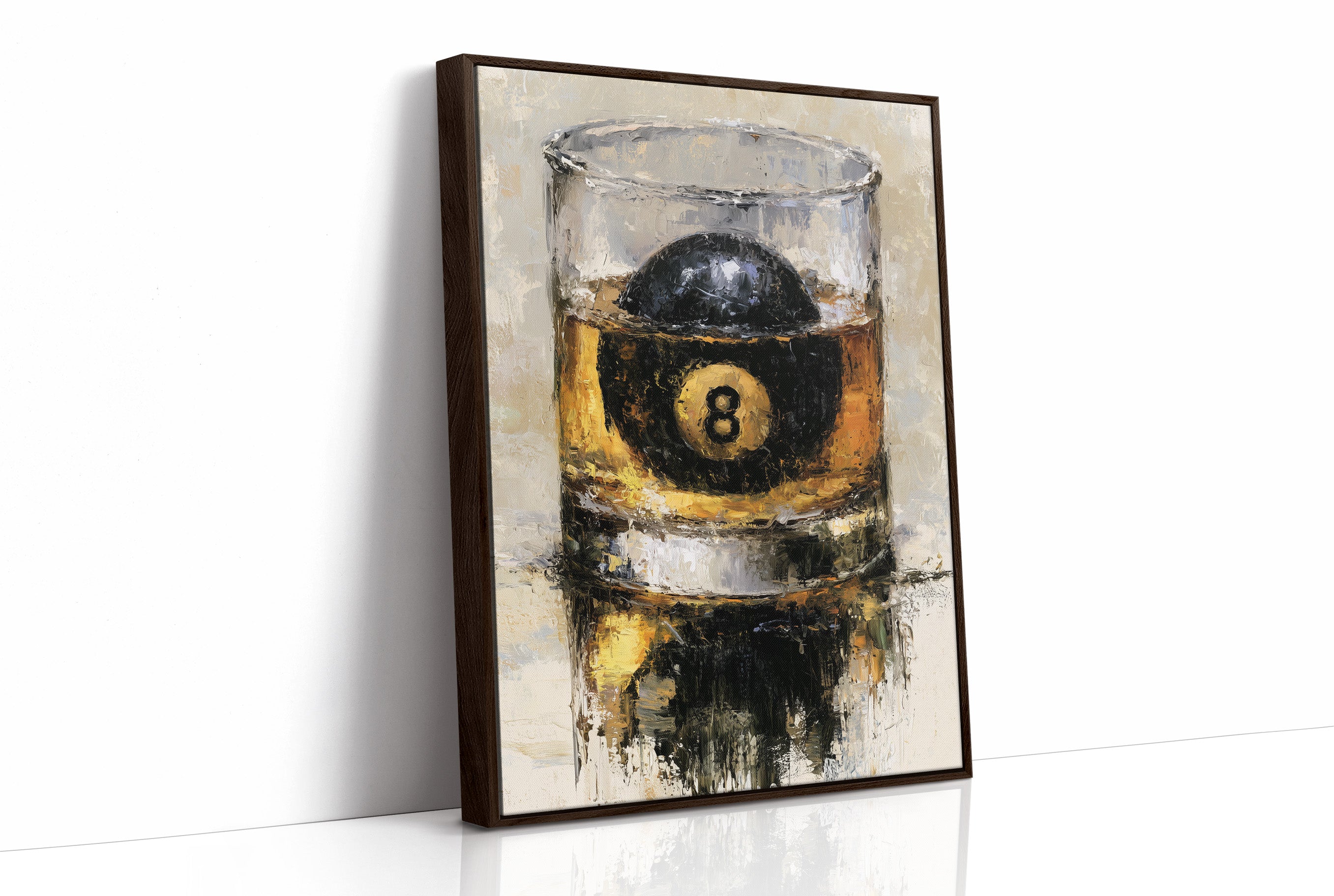 Behind the 8-Ball: A Whiskey Still Life
