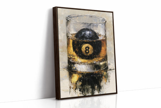 Behind the 8-Ball: A Whiskey Still Life