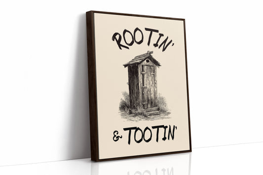 Rootin and Tootin Outhouse