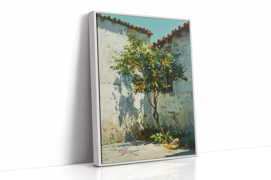 Oranges Beneath the Sunlit Wall