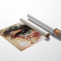 Teardrops Fall From Azure Gaze