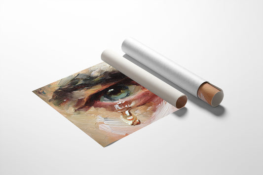 Teardrops Fall From Azure Gaze