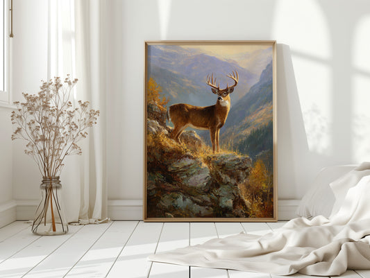 Autumn Light Crowns Mountain King