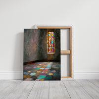 Stained Light Paints Sacred Floors