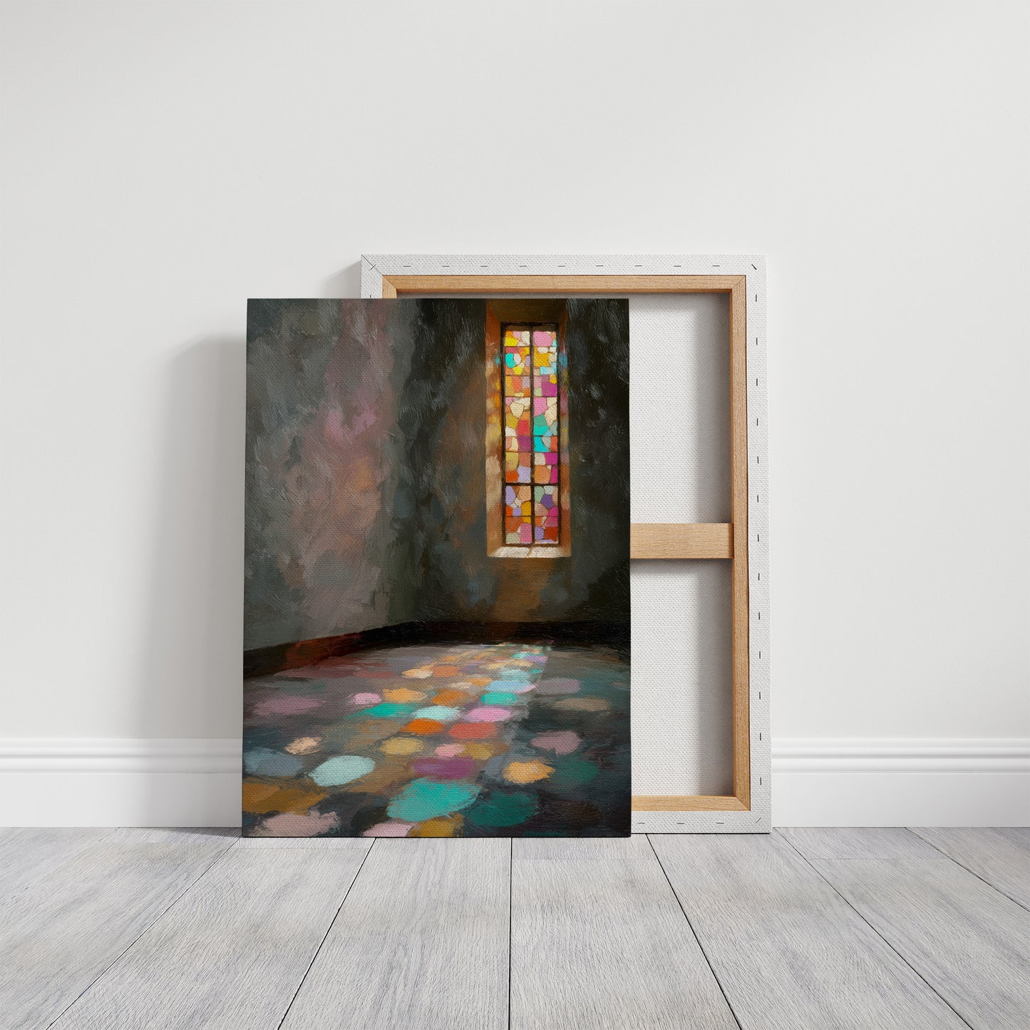 Stained Light Paints Sacred Floors