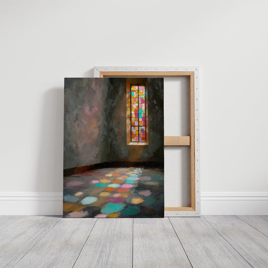 Stained Light Paints Sacred Floors