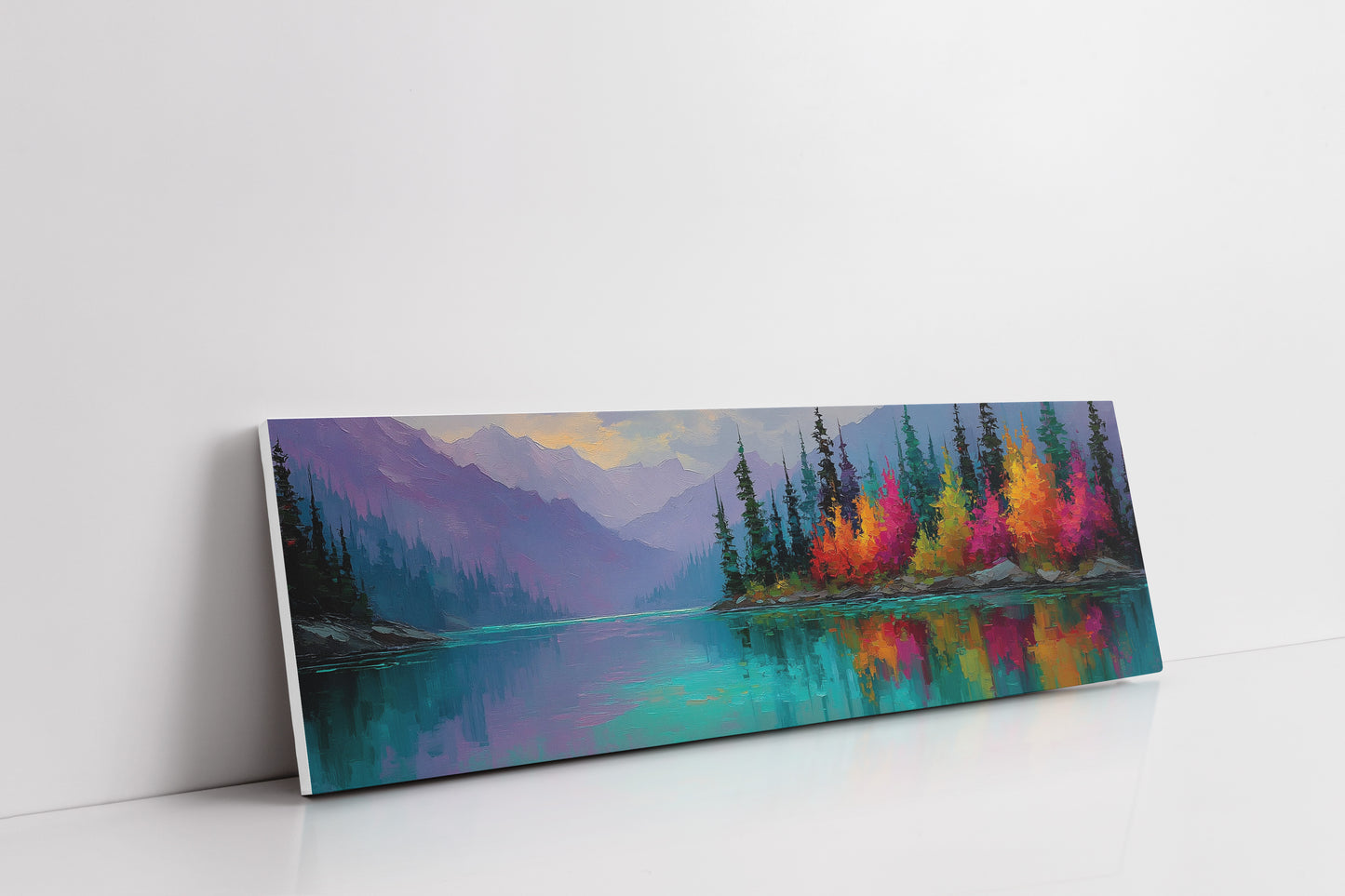 Color Along the Quiet Lake