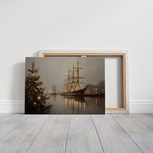 The Fleet Slept Under Holiday Lights