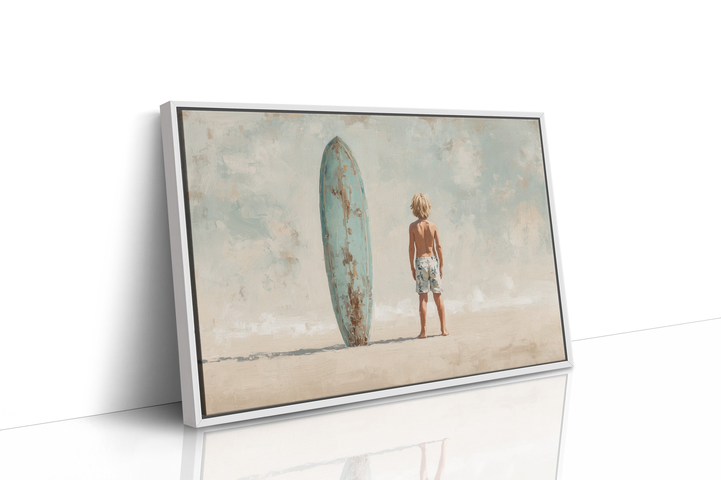 Weathered Teal Meets Endless Shore