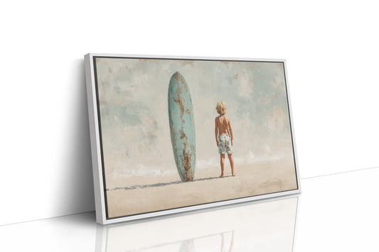 Weathered Teal Meets Endless Shore