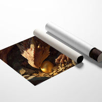 Dragon's Treasure Among Ancient Tomes