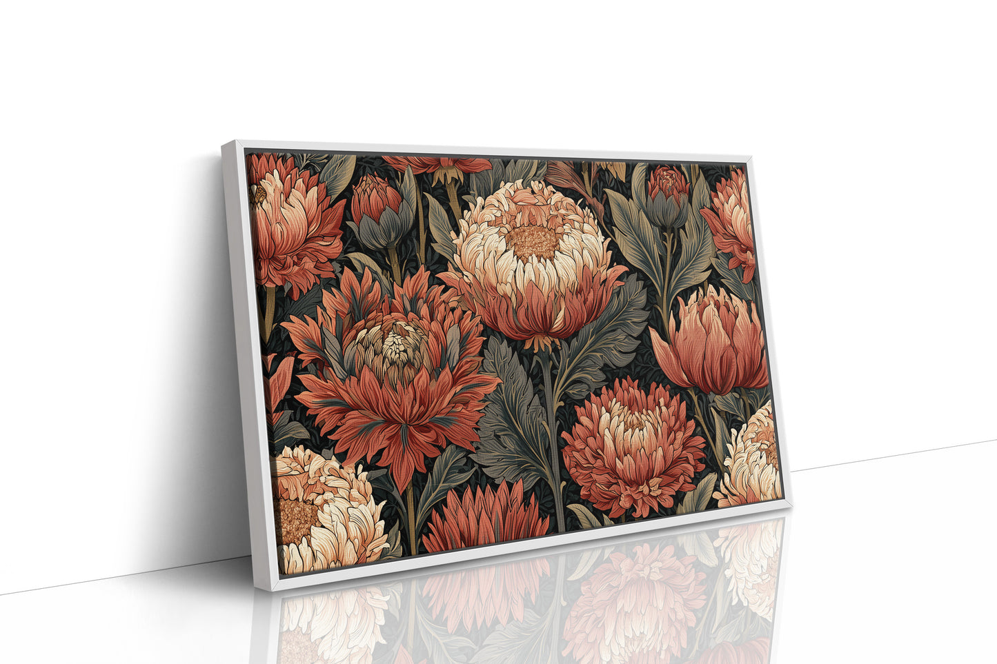 Chrysanthemums in Full Bloom