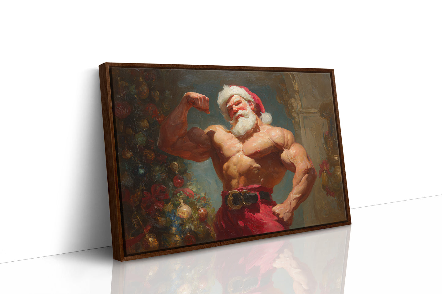 North Pole Gym Builds Holiday Muscle