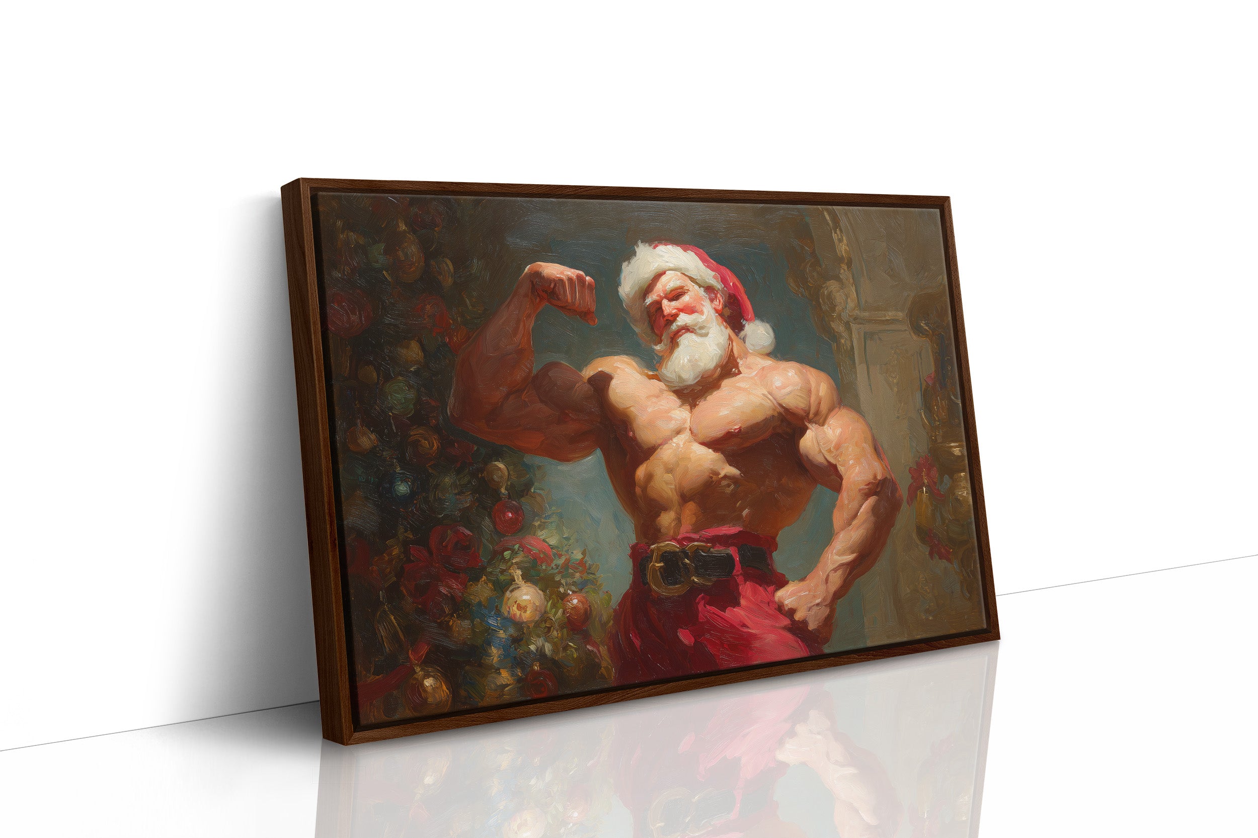 North Pole Gym Builds Holiday Muscle