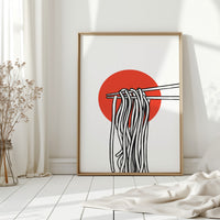 Noodles Dance Against Rising Sun