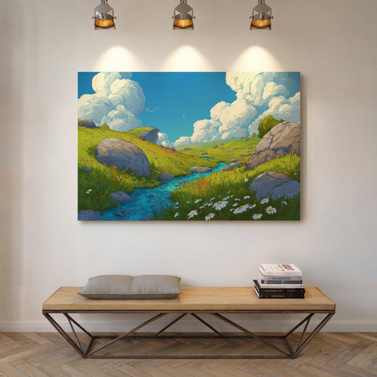 Summer Stream Leads To Forever