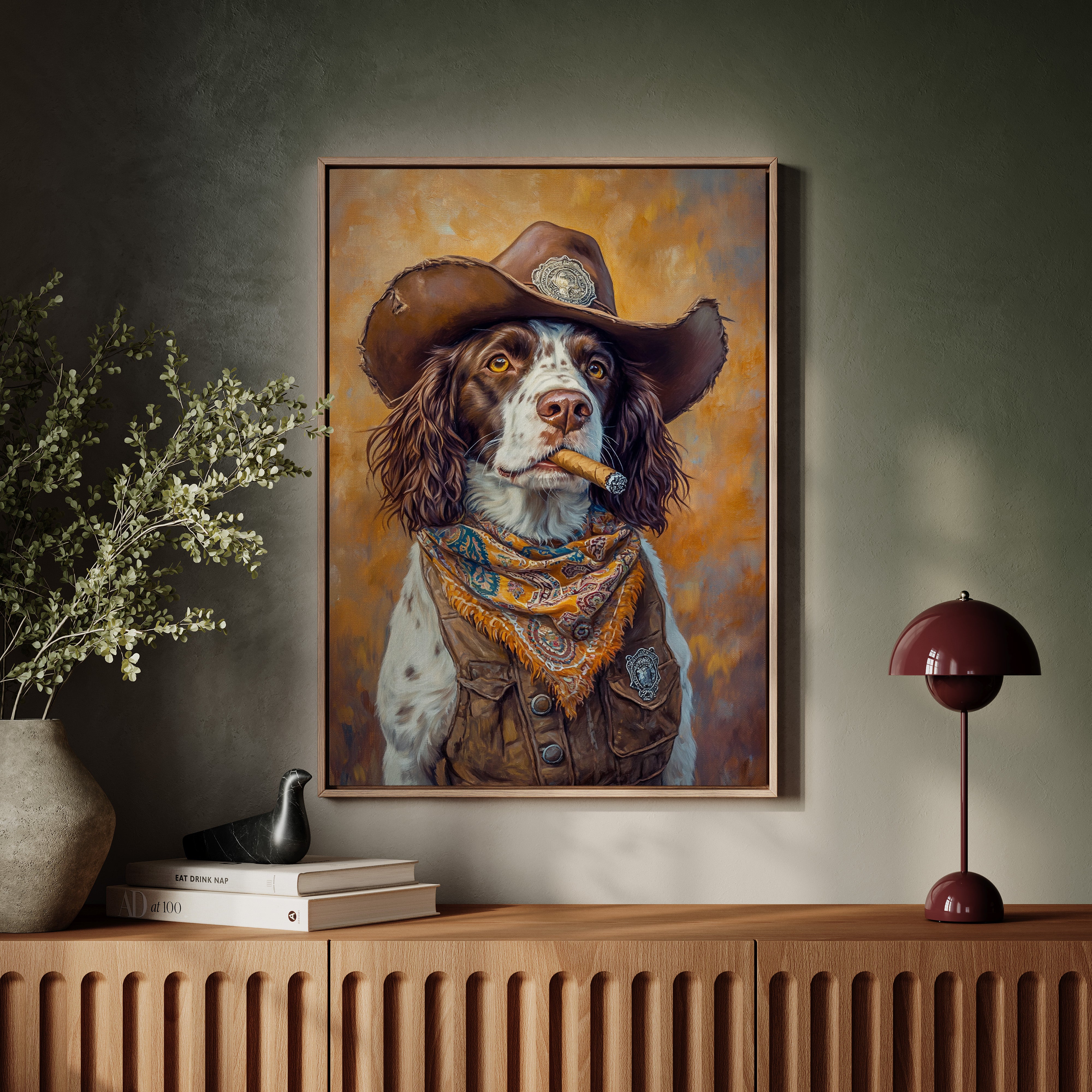 English Springer Spaniel Cowboy Sheriff