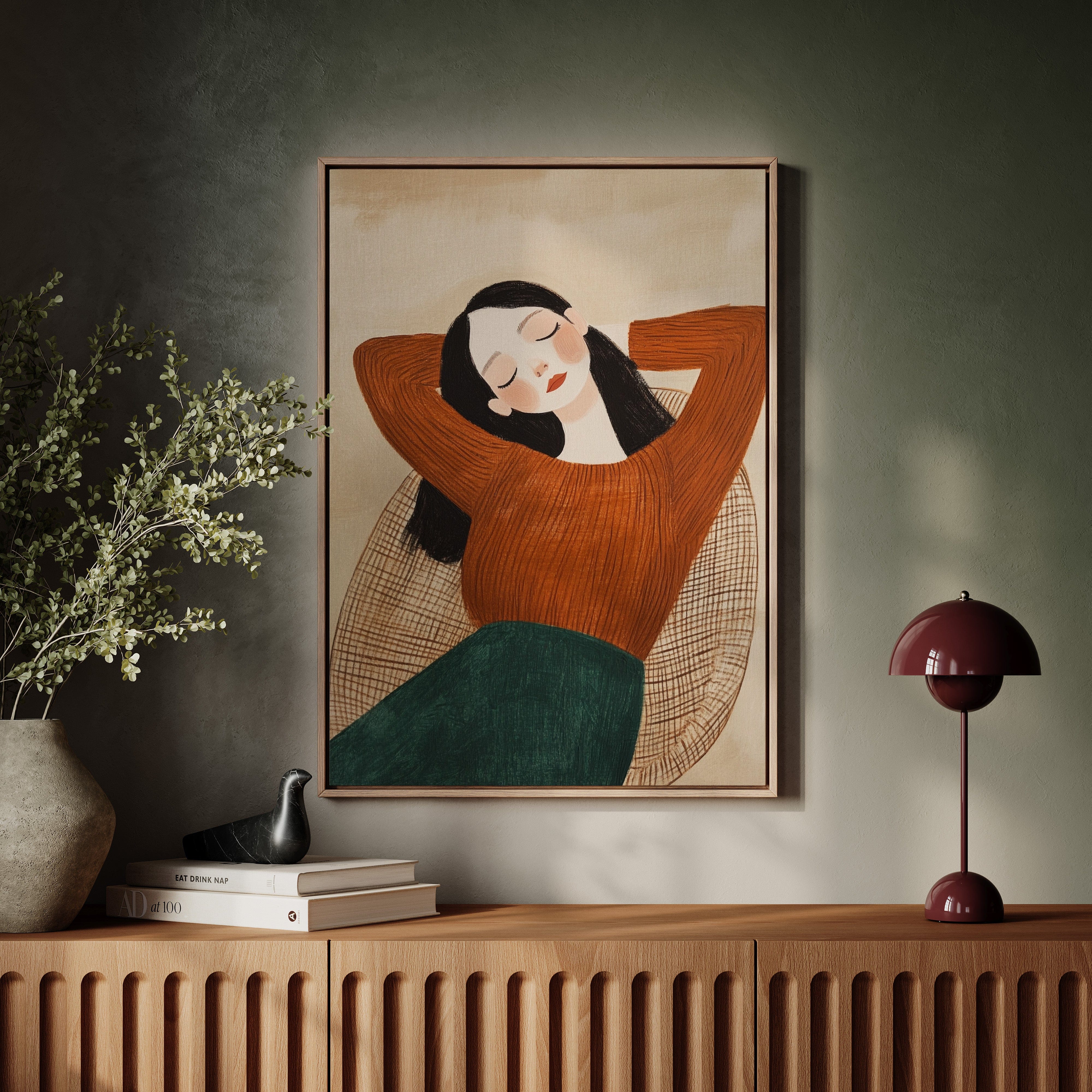 Autumn Sweater Holds Sweet Dreams