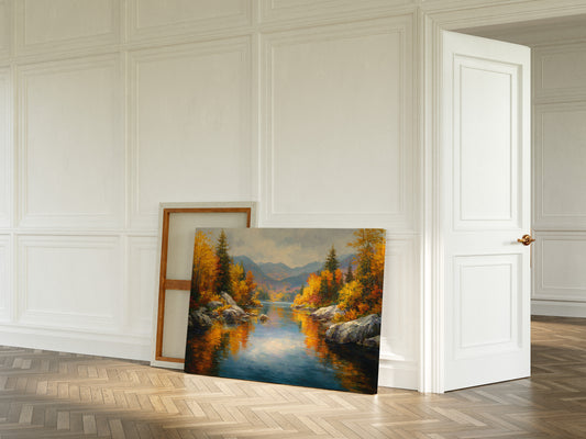 Mountain Lake Mirrors October's Glory