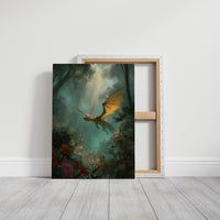 Golden Wings Through Misty Realms