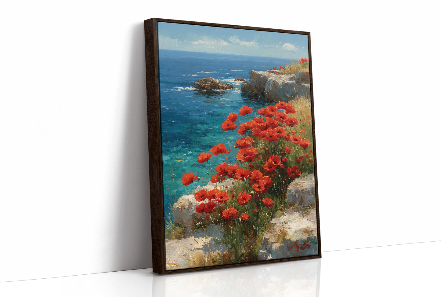 Poppies Above the Sea
