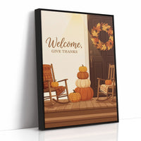 Welcome, Give Thanks: Pumpkins Holding the Seats