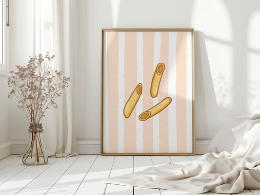 Breadsticks Dance On Blush Stripes