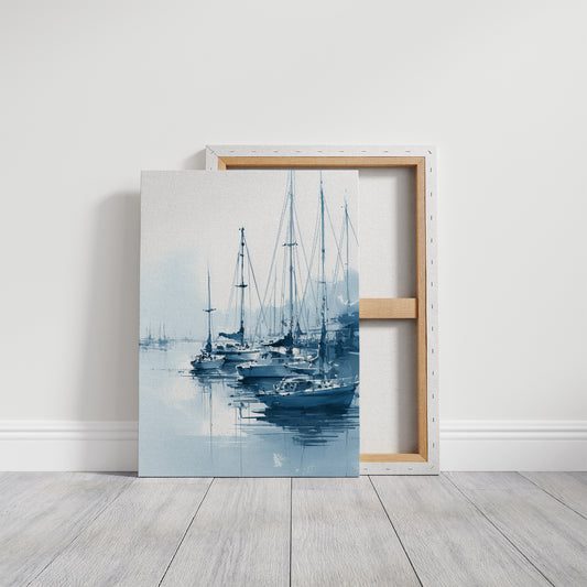 Harbor Mist On Quiet Waters