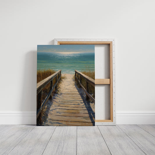 Shoreline Passage Beckons Horizon